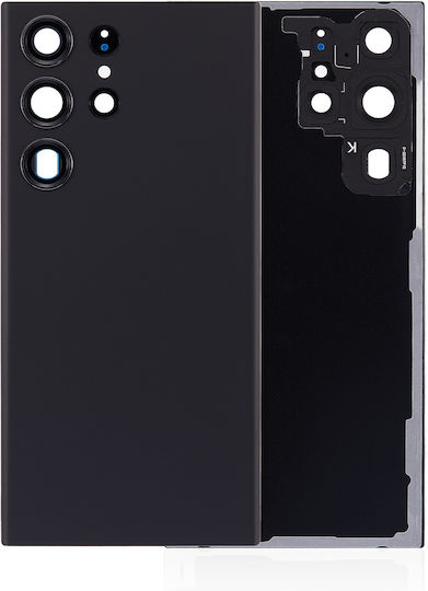 Back Cover Glass Camera Lens Samsung Galaxy S23 Ultra Service Pack Phantom Black
