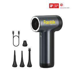 Electric Blower Fanttik B10 Pro 110,000 Rpm 65 M S Brushless Motor 4800 Mah Battery Led 4 Nozzles Gray