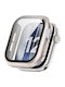 Bizonmobile Adamo Case Screen Protector Compatible Apple Watch 12 46 Mm Satin Champagne