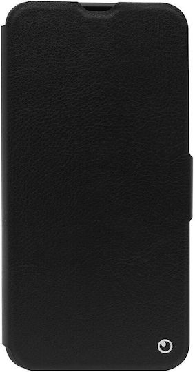 Lemontti Elegantes Schwarzes Book-Case für Samsung Galaxy A10