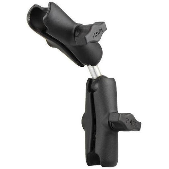 Braț dublu cu articulație sferică RAM Mounts, extensie dublă, adaptor cu bile, mărimea B