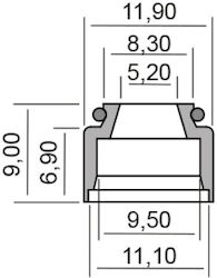 Τσιμουχακια Βαλβιδων Xt660-majesty 125-majesty 250-xmax250 5h0-12119-00 4go-12119-00