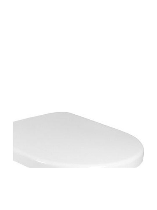 Villeroy & Boch Architectura Toilettensitz mit sanfter Absenkautomatik aus weißem Kunststoff