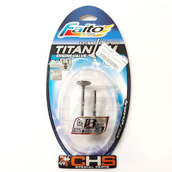 Ein- und Auslassventil C100 Astrea Supra Set 27–31 aus Titan Faito Ein- und Auslassventil C100 Astrea Supra Set 27–31 aus Titan Faito