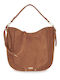 Women's Hobo Bag Suede Tabac Brown