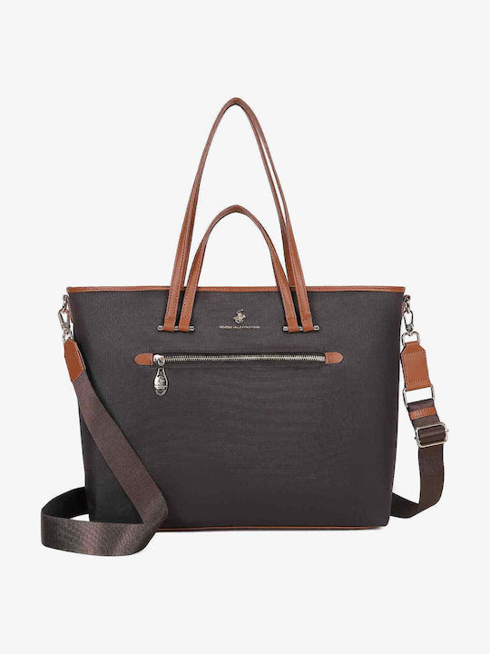 Brown Leather Women's Clutch