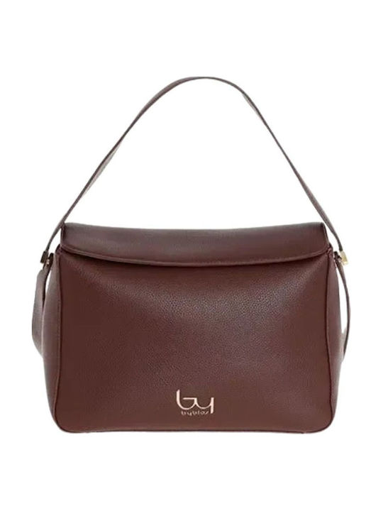 Byblos Wellington Women's Flap Bag Plum