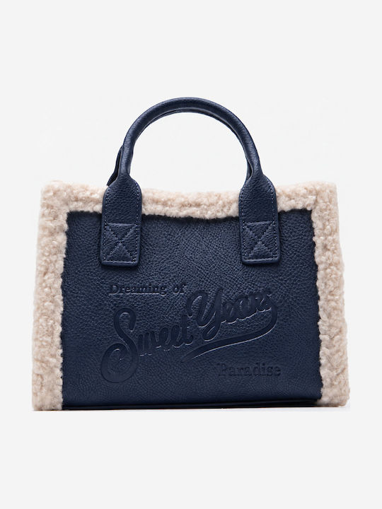 Fur Women's Tote Bag Dark Blue