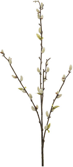 Τεχνητό Κλαδί 78εκ Emerald Pussy Willow Cream 436140