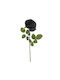 Τεχνητό Λουλούδι 67εκ Emerald Rose Black 435249