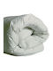 Kraft World Double Feather-Filled Quilt 220x240cm 230 DQU-220240 White 260 GSM 10.5 togs