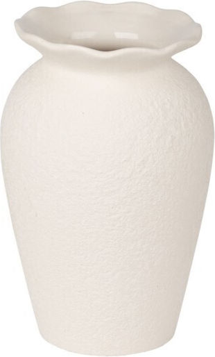 Estia Decorative Ceramic Vase White Y22.6cm