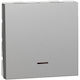Schneider Electric Recessed Wall Switch Silver