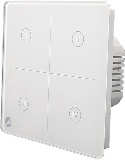 Casambi Recessed White Touch Wall Switch