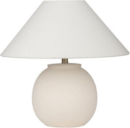 Estia Table Lamp with White Shade and Base
