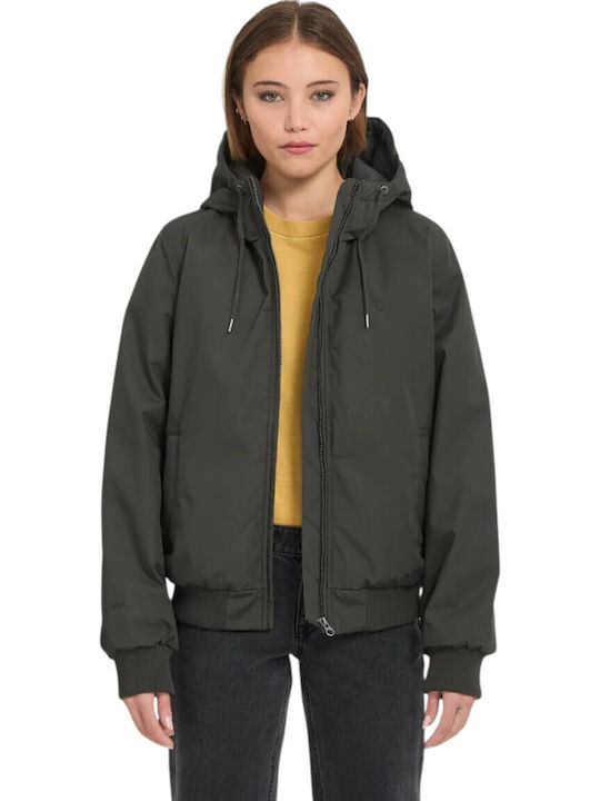 Volcom Wernan 10k Дамско Зимно Яке Rinsed Black