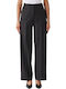 Women's Fabric Trousers Black