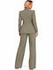 Women's Green Set with Trousers P-392