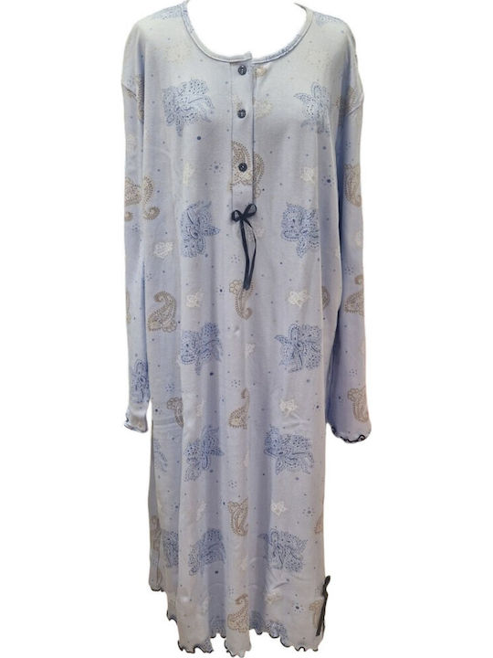 Nina Club Winter Cotton Women's Nightgown Light...