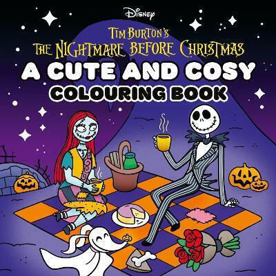 Disney Tim Burtons The Nightmare Before Christmas A Cute And Cosy Colouring Book