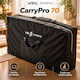 VSL Sports CarryPro 70 Транспортен Калъф за Физиотерапевтично Оборудване Черен 93x72 см