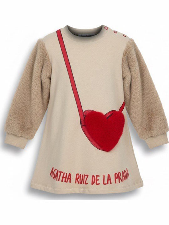 Agatha Ruiz De La Prada Girls' Dress Optical White