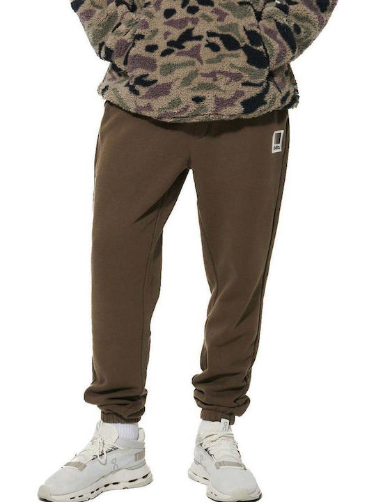 Body Action Jogginghose mit Bündchen Braun