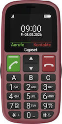 Gigaset GL30 Single SIM Mobile Phone with Large Buttons (English Menu) Red