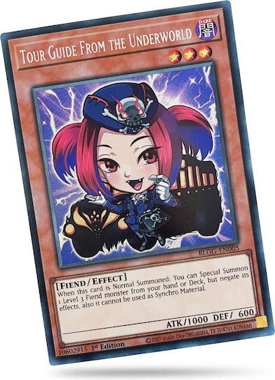 Glorious Gallery Tour Guide From The Underworld Chibi Artwork Battles of Legend Single Card (EN)