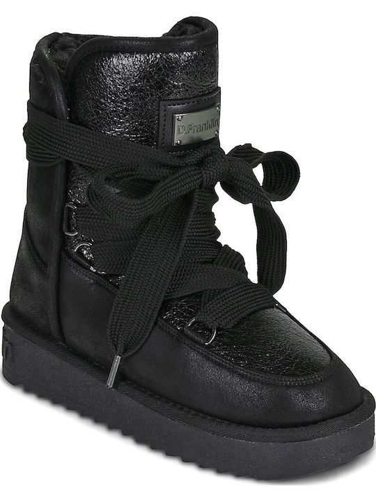 Nordic Damen-Stiefeletten Schwarz