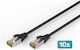 Digitus U/UTP Cat.6a (Gigabit) Outdoor Ethernet Network Cable 2m Black