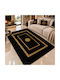 My Home Luxury Shaggy Runner Rug Black 60x150cm