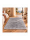 My Home Luxury Angel Non-Slip Furry Grey Runner Rug 60x150cm
