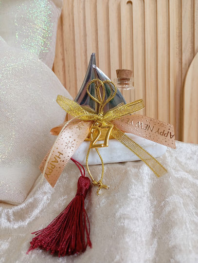 By Anastasia's Art Creations Handmade White Metal Tabletop Boat Lucky Charm By Anastasia's Art Creations Handmade White Metal Tabletop Boat Lucky Charm