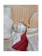 By Anastasia's Art Creations Handmade Pumpkin Lucky Charm Red Ceramic