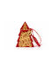 Makwedding Hanging Lucky Charm Little Tree Red Ceramic 2027