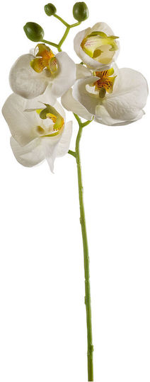 Floare artificială 56 cm Emerald Phalaenopsis Alb 418525