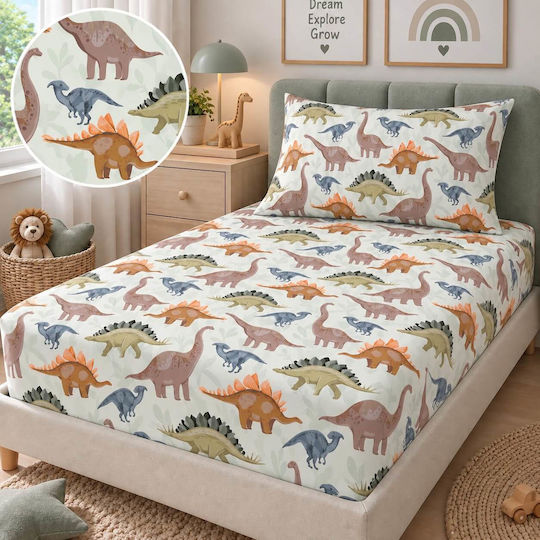 Astron Italy Einzelnes Baumwollbettwäsche-Set 170x260cm