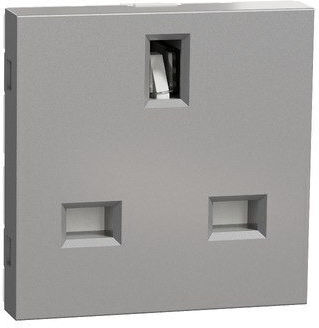 Schneider Electric Single Power Socket Silver