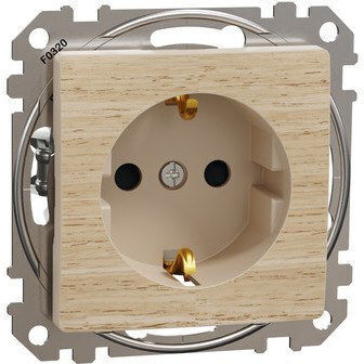 Schneider Electric Single Beige Power Socket