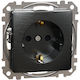 Schneider Electric Single Grey Power Socket