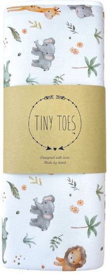 Tiny Toes Little Safari Αδιαβροχοποιημένο Σελτεδάκι 60x80εκ.