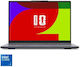 Ideapad Slim 3 16IWC11 16" IPS FHD+ (Core 3-304/8GB/512GB SSD/Без Операционна Система) Luna Grey (Клавиатура Английски (САЩ))