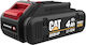 CAT 18-V-Lithium-Werkzeugakku mit 4 Ah Kapazität