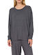 Graue Damenbluse
