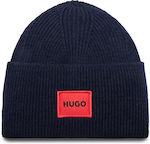 Hugo Xaff Beanie Unisex Σκούφος Πλεκτός σε Μπλε...
