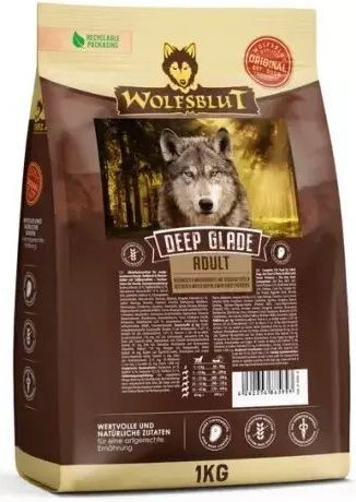 1kg Dry Dog Food with Deer and Buffalo