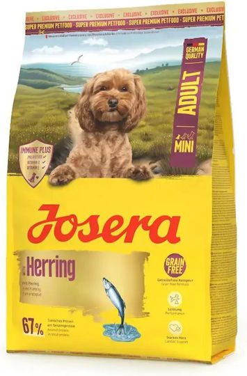 0.9kg Dry Food for Adult Dogs of Small Breeds with Herring