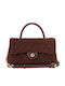 Emelina Women's Satchel Bag Tabac Brown