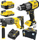 SFMCK216MT Brushless 20V Drill Driver & Hammer Set with 2 Batteries 4Ah - 2Ah and Case with Charger